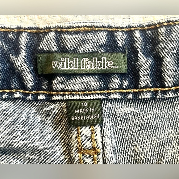 Wild Fable Denim Distressed Highest Rise Cutoff Women's Shorts Size 10 - Picture 10 of 15